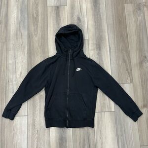 Nike Black Zip-Up Hoodie